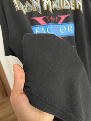1995 Iron Maiden The X Factor Vintage Rock Band Tour T-Shirt Tee