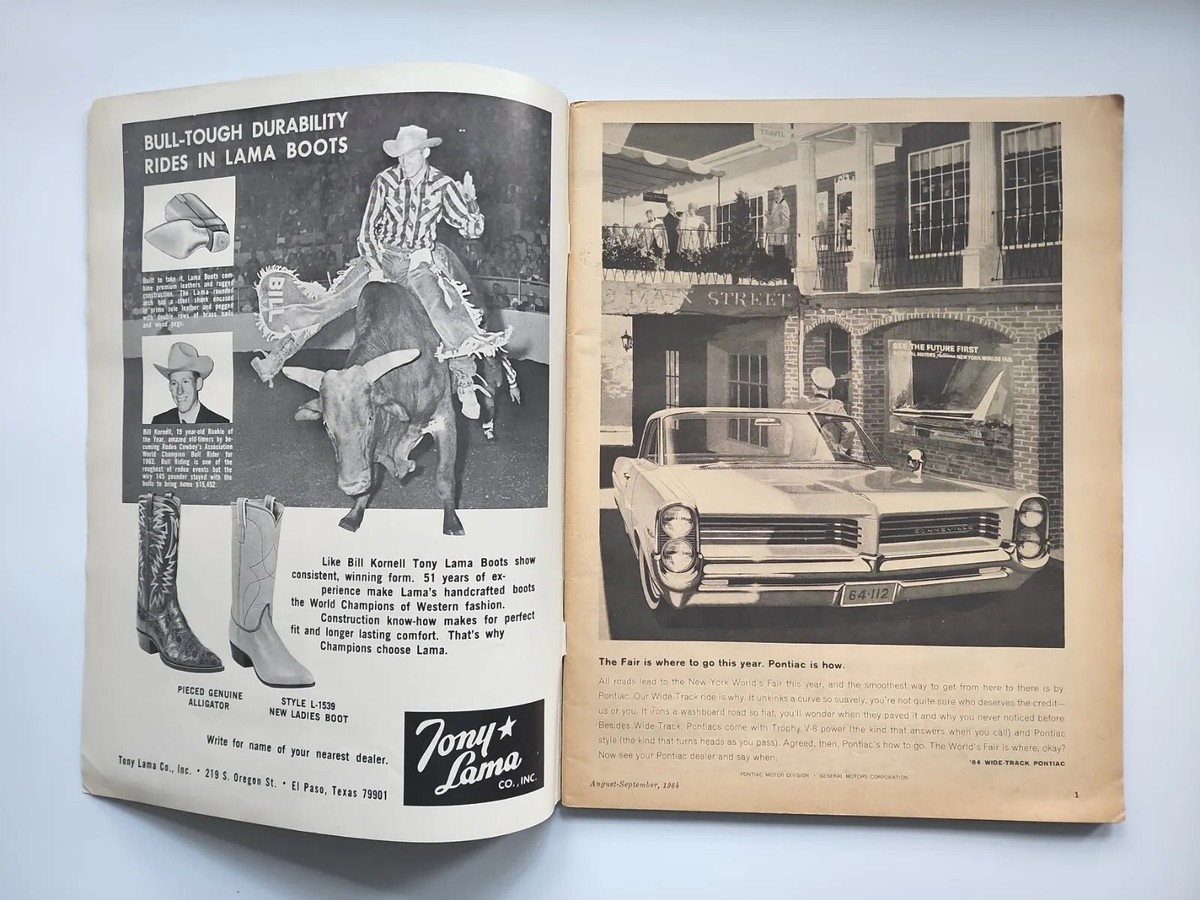 Frontier Times Vintage Magazine Sept, 1964 