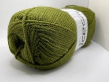 Dark Army Green Favorite Worsted Yarn 23739 Ice Yarns Acrylic  100gr 229yds