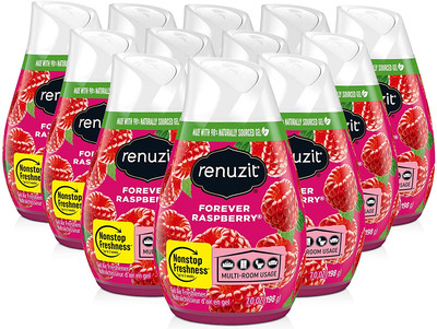 Gel Air Freshener, Forever Raspberry, 12 Count