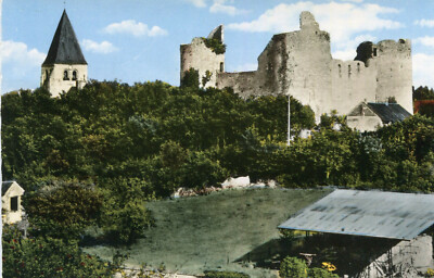 Card YEVRE LE CHATEL Ruins of the old feudal castle