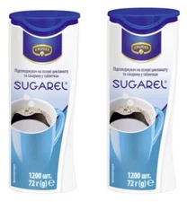 Sugarel sugar substitute, 2 pack of 1200 pcs