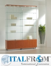 Vetrina Espositiva Italfrom con Mobile e Faretti Arredo Negozio 157x40x h220 cm