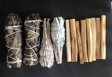 2 California White Sage,Palo Santo 8 sticks ,2 Yerba Santa Smudge 3 Pack Bundle