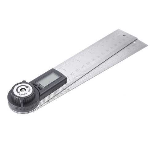 7" Electronic Protractor Digital Goniometer Angle Finder Miter Gauge Ruler - Picture 7 of 11