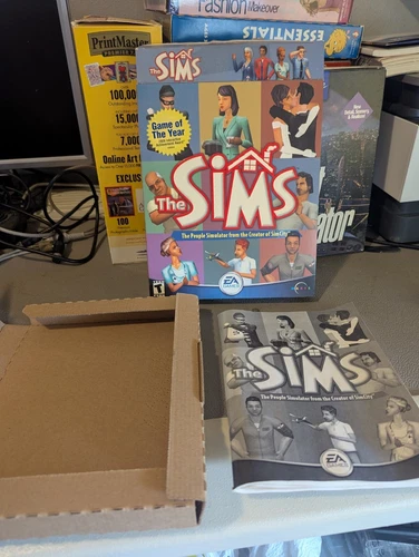The Sims (Base Game) – Box + Manuals – Windows 95/98