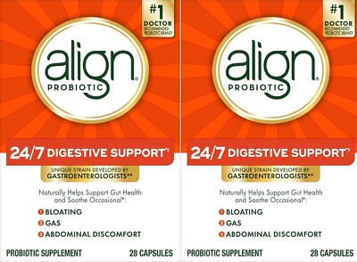 2 X ALIGN PROBIOTIC - DIGESTIVE SUPPORT - 28 X 2 = 56 CAPSULES - EXP. 7/2027