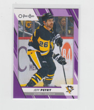 23/24 OPC Pittsburgh Penguins Jeff Petry Purple Border card #480 Ltd #28/49