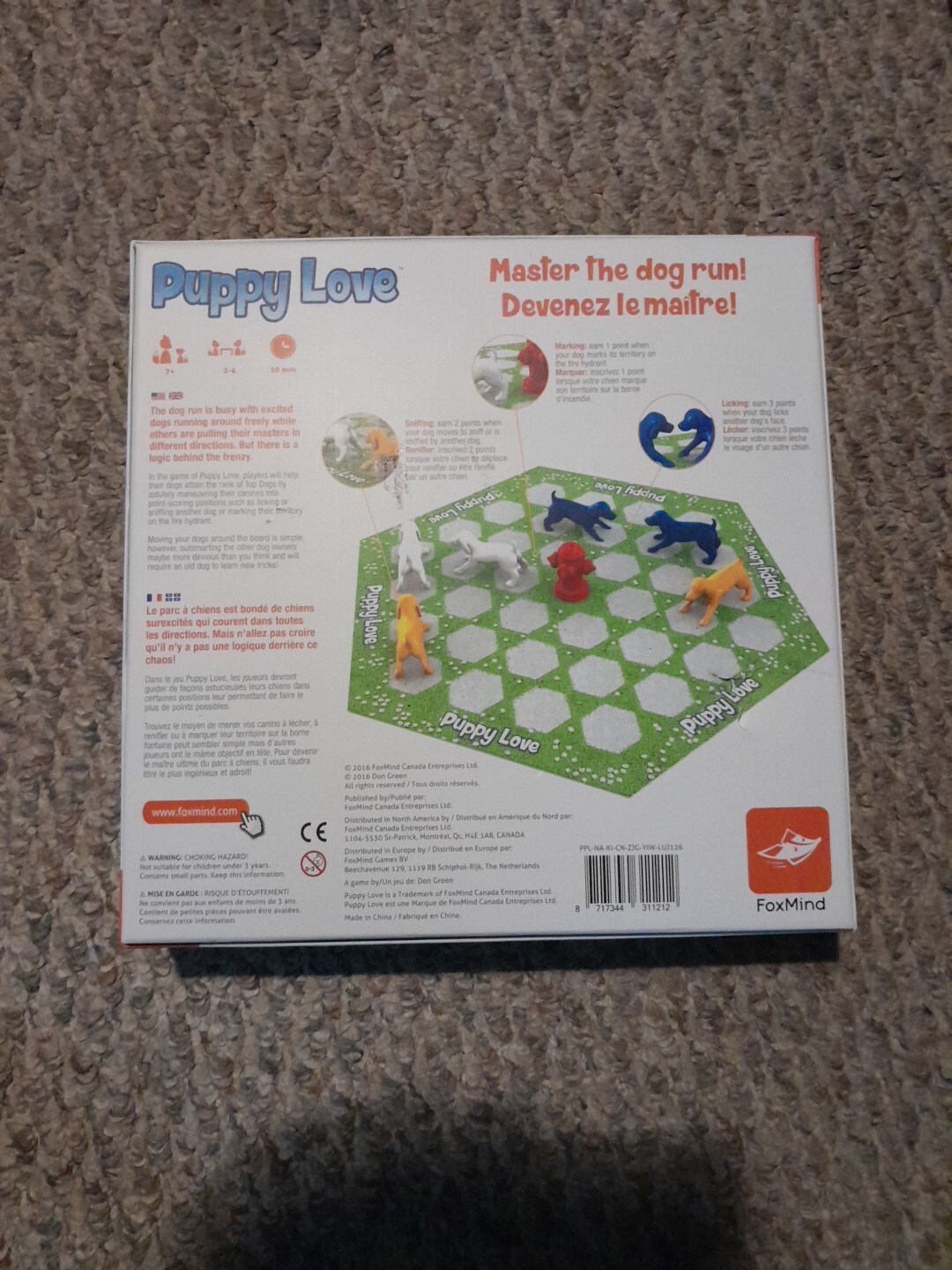 FoxMind Puppy Love Game Pre-Owned 