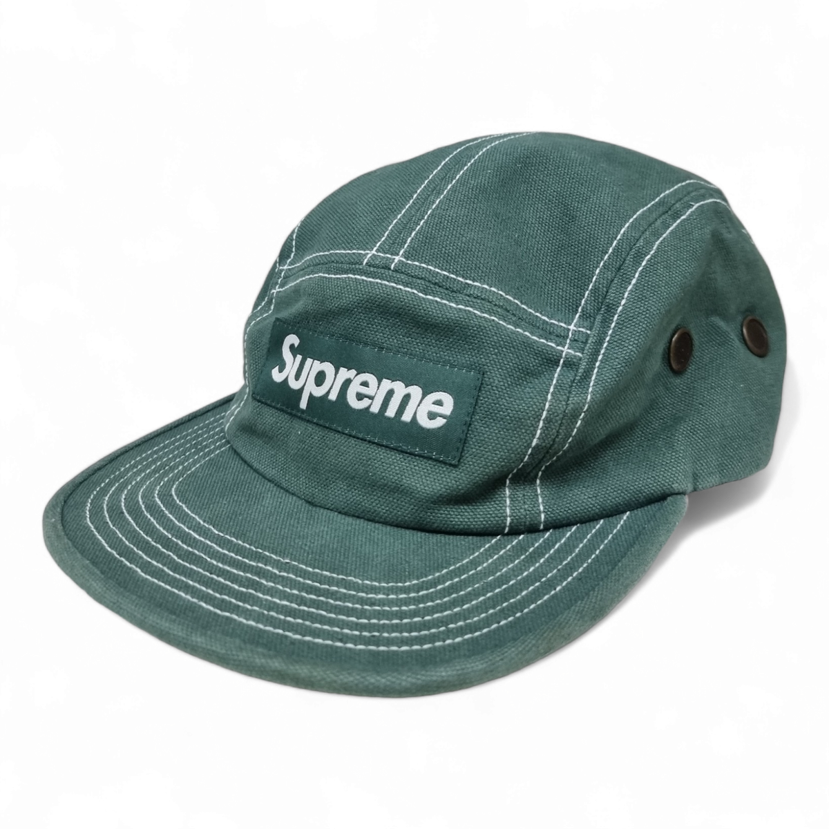 SUPREME DENIM CAMP CAP MADE IN USA | eBay UK