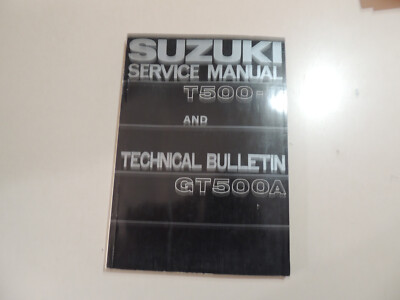Werkstatthandbuch Workshop service repair shop manual Suzuki T500 -II 2 GT500 A