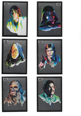 2022 Topps Star Wars Galaxy Chrome Base Trading Cards / Choose #s 1-100 / bx14