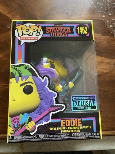 Stranger Things EDDIE Blacklight Funko Pop! Vinyl Figure #1462