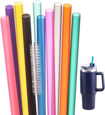 Replacement Straws for Stanley 40 oz Tumbler 10 Pack with Brush