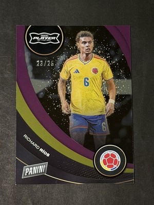 2026 Panini Player Of The Day Richard Rios Purple #/25 Colombia