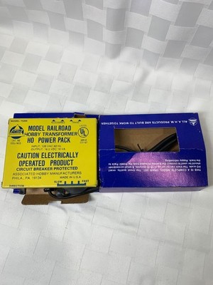 AHM Model 702036 Thunder Line Power Pack Transformer HO Scale Model Train Tested
