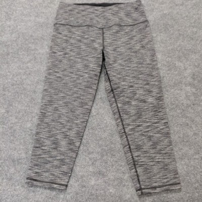 Victoria Secret Sport Leggings Women's Large Heathered Gray Workout Gym Athletic