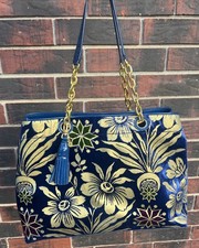 Tory Burch Fleming Cosmic Floral Handbag Purse