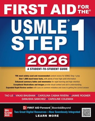 First Aid for the USMLE Step 1 2026 by Tao Le Paperback Book USA SHIP
