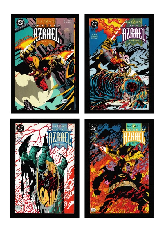 Batman Sword of Azrael #1 2 3 4 1st Azrael 1st Print DC Comics 1992 SET