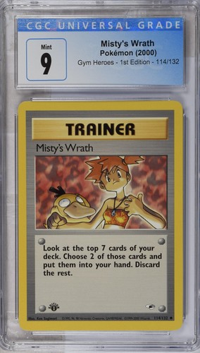 Misty's Wrath (1st Edition) graded CGC 9 for sale on eBay