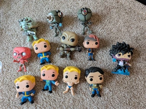 Funko Pop! Vinyl: Loose Fallout and My Hero Academia Bundle Lot Of 12