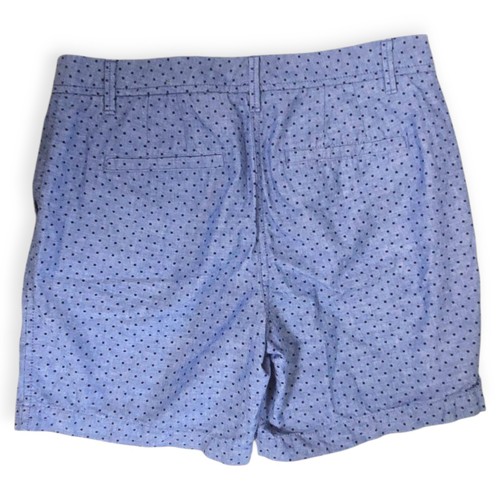 Talbots Shorts Damen Größe 4 Girlfriend Chino Bermuda Shorts blau gepunktet - Bild 2 von 4