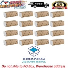 4000 White Paper Multifold Towel Bulk C-Fold Recycled Fiber Boardwalk Pack of 16