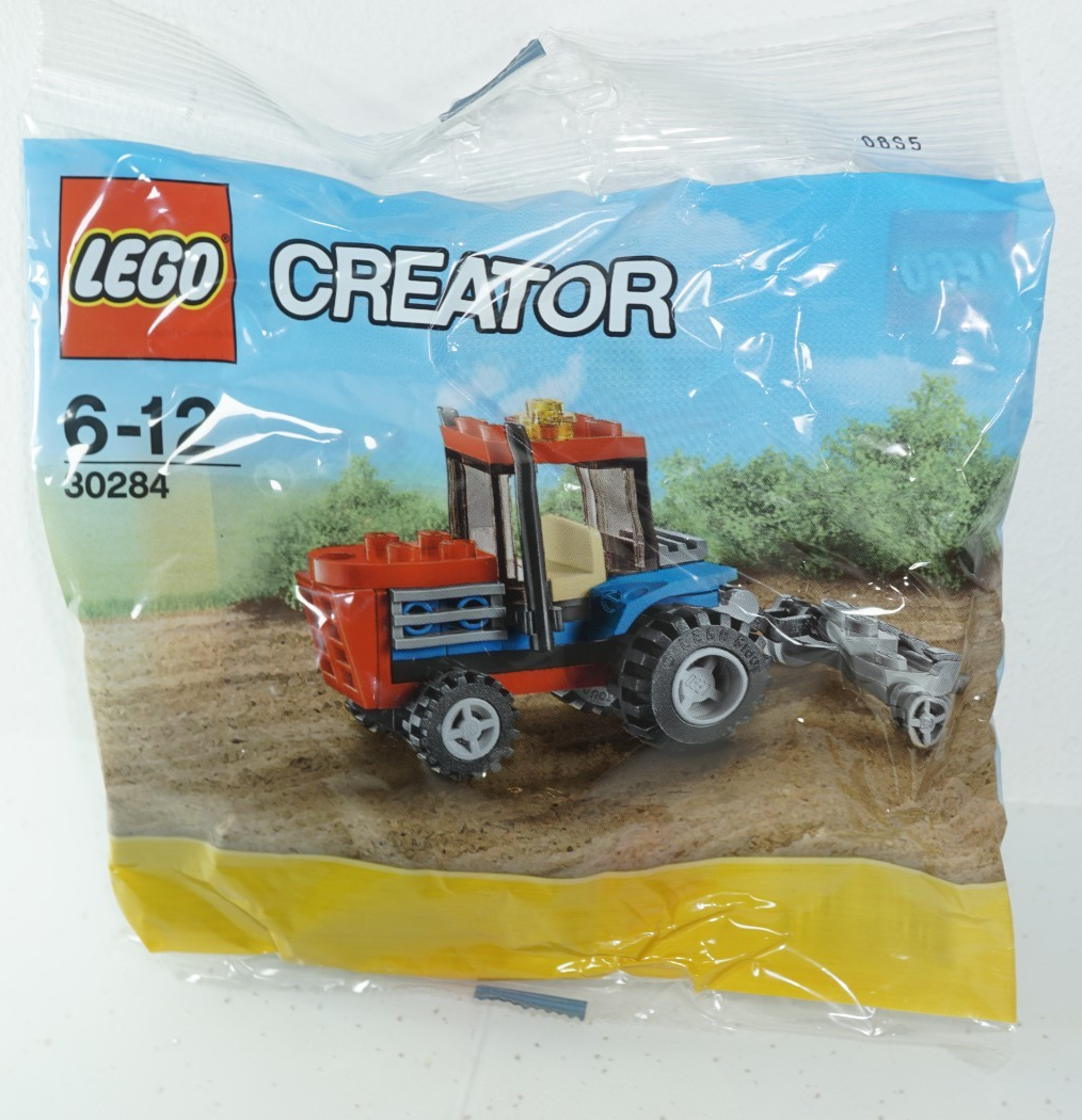 LEGO Creator Mini Red Tractor & Plough Farming Farm Building Set 30284