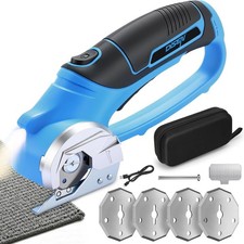 2026 New 3000Mah Cordless Electric Scissors, Cardboard Box Cutter with 4 Blades,