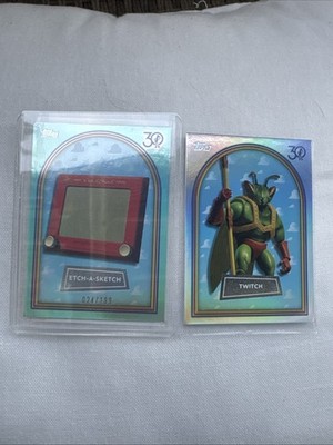 Topps Toy Story Twitch Base + Etch-A-Sketch /199