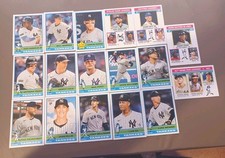 2025 TOPPS HERITAGE 13 NY YANKEES COMPLETE BASE TEAM SET PLUS 4 LEADER CARDS 