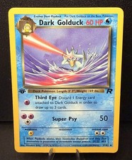 Dark Golduck 37/82 Team Rocket 1st Edition Uncommon Pokemon Card WOTC 2000 NM