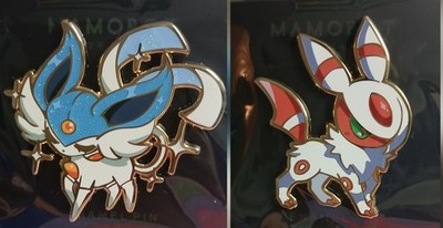 Mamobot Fusion Enamel Pins Shiny Gardevoir Espeon and Absol Umbreon-Never Opened