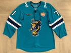 KHL HK SOCHI Russia Game Worn Hockey Jersey Russian XL #71 ALIYEV