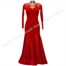 Handmade Dance Dress/Standard Ballroom Competition smooth Waltz Tango costume