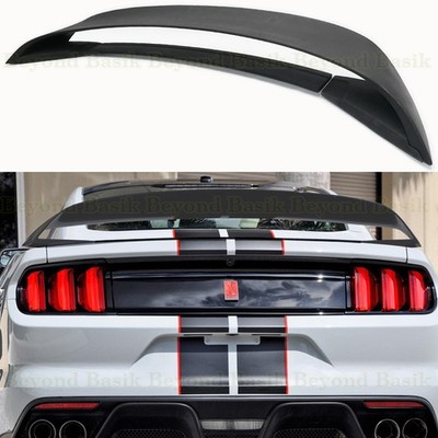 2015-18 19 20 21 2022 2023 Ford Mustang GT350 MATTE BLACK Factory Style Spoiler