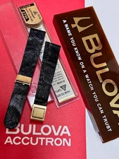 Exotic Skin 1960s JB Champion Bulova Accutron size 11/16 vintage watch strap NOS