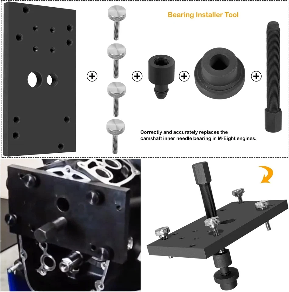 Инструмент для установки подшипников и снятия съемника EPC023 (M8) для Harley Davidson 2017-2023 годов выпуска - Изображение 4 из 4
