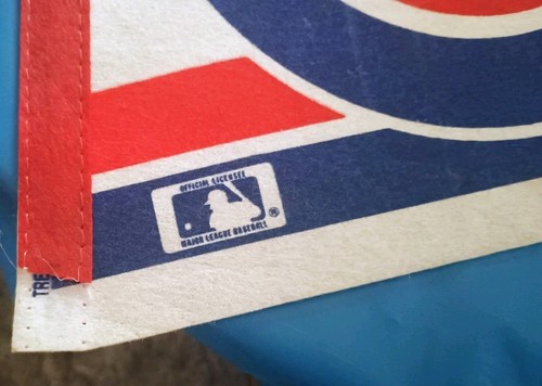 Vintage Chicago Cubs Logo Baseball Pennant Full Size Ver Clean Condition - Picture 4 of 4