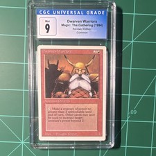 Wizards of the Coast Dwarven Warriors Revised 1994 CGC 9 Red Common
