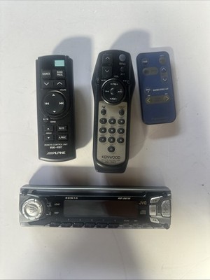 Alpine RUE-4187Remote For Car Audio Kenwood Rc557-Jvc Face Plate Untested  