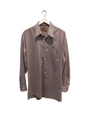 J. Ferrar gray cotton dress shirt - 17 34/35