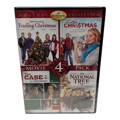 Hallmark Holiday Collection 4 Movies Trading Christmas, Lucky Christmas New D4