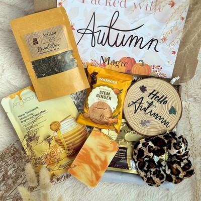 Kuscheliger Briefkasten Geschenk FÜR SIE | GEBURTSTAGSKORB | Herbst SELF CARE | Verwöhnbox