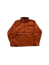 VTG Nike Half Zip Orange Anorak Windbreaker Jacket Size Large 90s Y2K