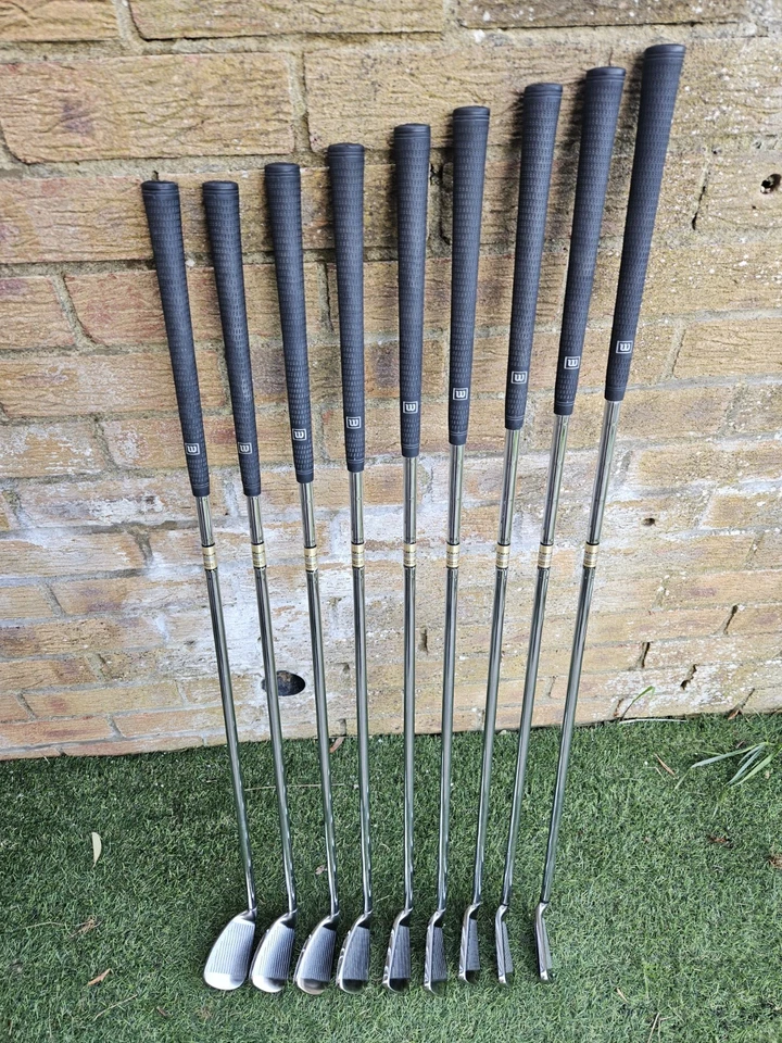 GENTS RIGHT HAND WILSON FAT SHAFT IRONS 1/2 INCH LONGER THAN STANDARD - Image 4 of 4