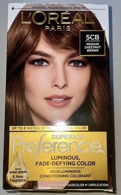 Loreal Paris Superior Preference Hair Dye 5CB Medium Chestnut Brown