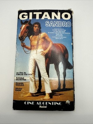Sandro Gitano VHS Cine Argentino Musical El Cine Del Mundo Spanish Rare