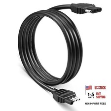 4 Pin Flat Trailer Extension 6FT, 16AWG Vehicle-Side and Trailer-Side 4 Way